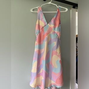 Satin Peppermayo dress